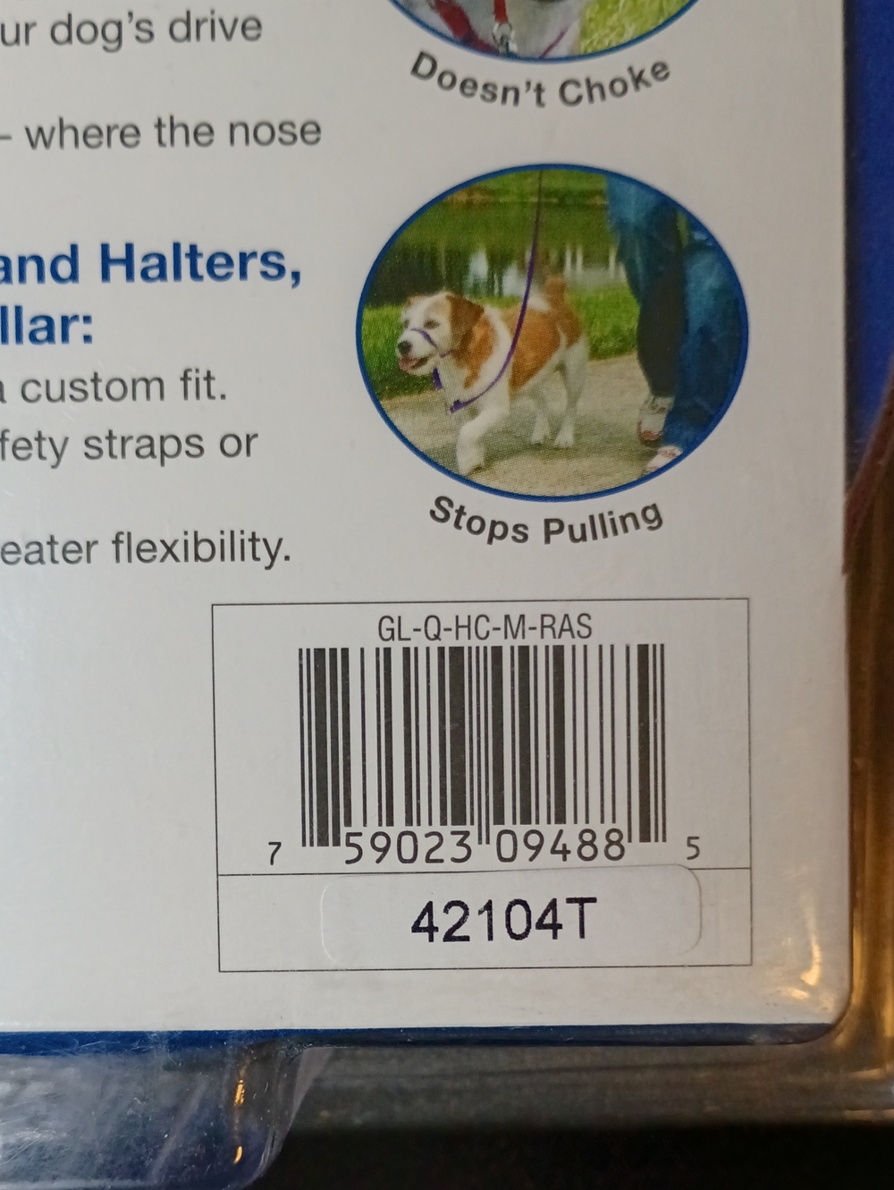 Brand New Gentle Leader Size M With Padded Nose Loop Raspberry Color - Picture 3 of 4